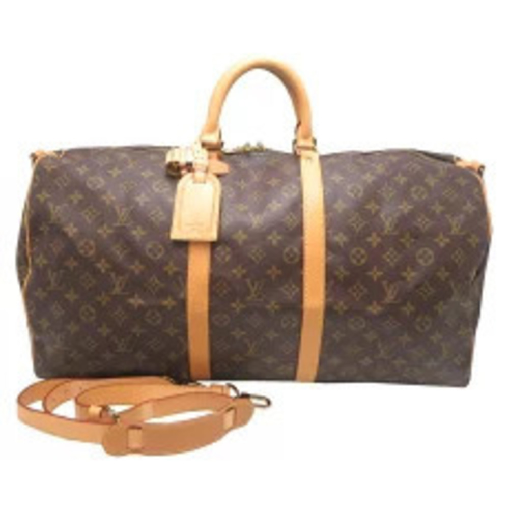 Louis Vuitton Bandoulire Keepall Bag Brown Monogram Boston - Picture 2 of 10